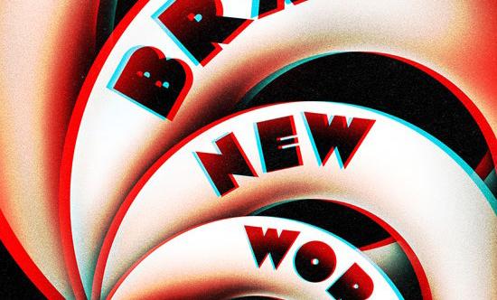 Crop of Brave New Worlds book cover. Spiraling circles with title arching across each circle